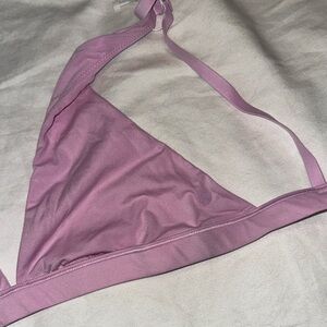 Lululemon pink V shaped Nulu bra